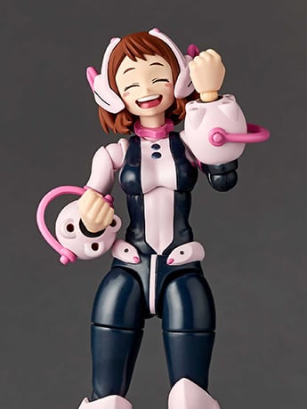 My Hero Academia Amazing Yamaguchi Revoltech NR048 Ochaco Uraraka Action Figure Gallery Image 2