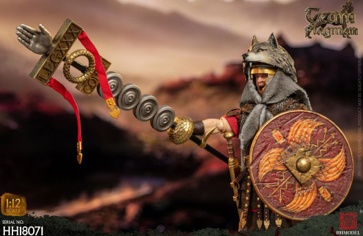 Imperial Legion Roman Team Flagman Bearer 1/12 Scale Action Figure Gallery Image 4