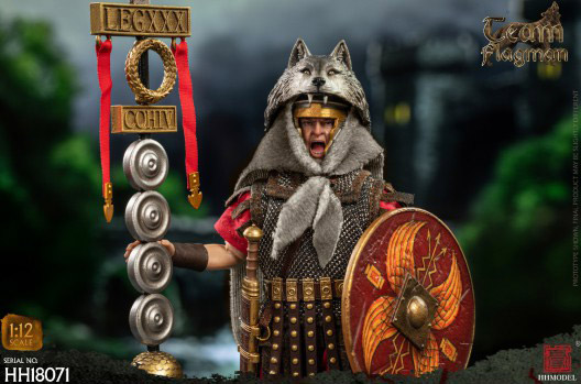 Imperial Legion Roman Team Flagman Bearer 1/12 Scale Action Figure Gallery Image 8