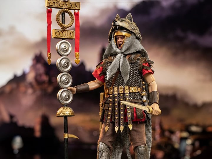 Imperial Legion Roman Team Flagman Bearer 1/12 Scale Action Figure Gallery Image 1