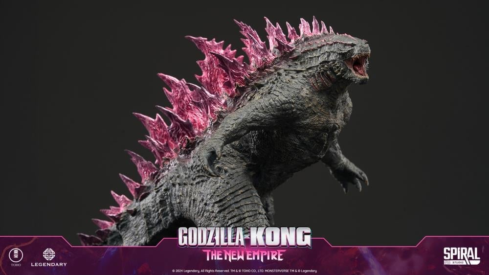Godzilla x Kong: The New Empire Hall of Fame Godzilla Evolved Form (Heat Ray Ver.) Figurine Gallery Image 12
