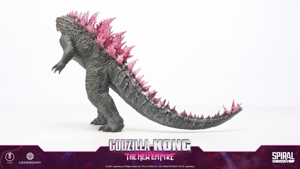 Godzilla x Kong: The New Empire Hall of Fame Godzilla Evolved Form (Heat Ray Ver.) Figurine Gallery Image 6