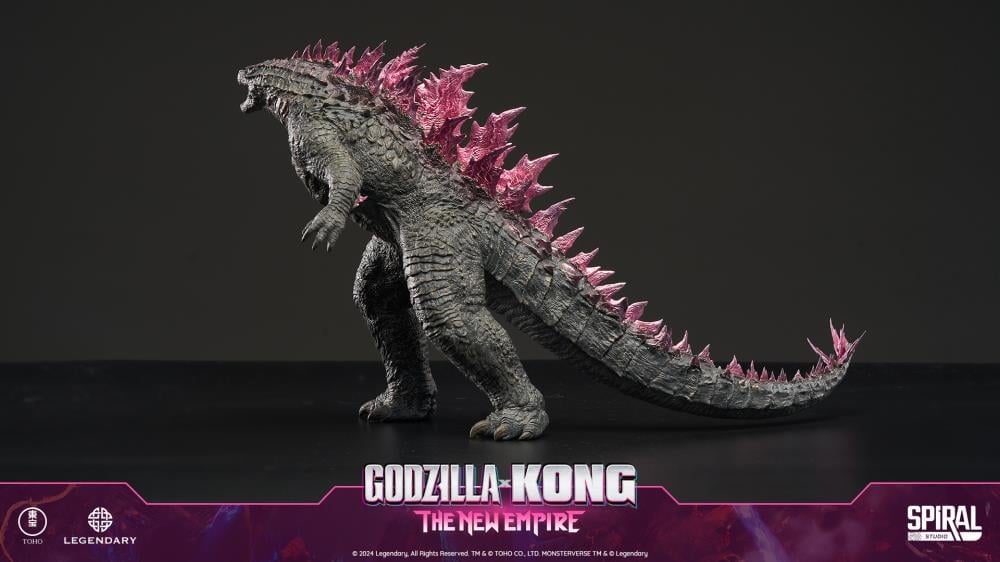 Godzilla x Kong: The New Empire Hall of Fame Godzilla Evolved Form (Heat Ray Ver.) Figurine Gallery Image 11