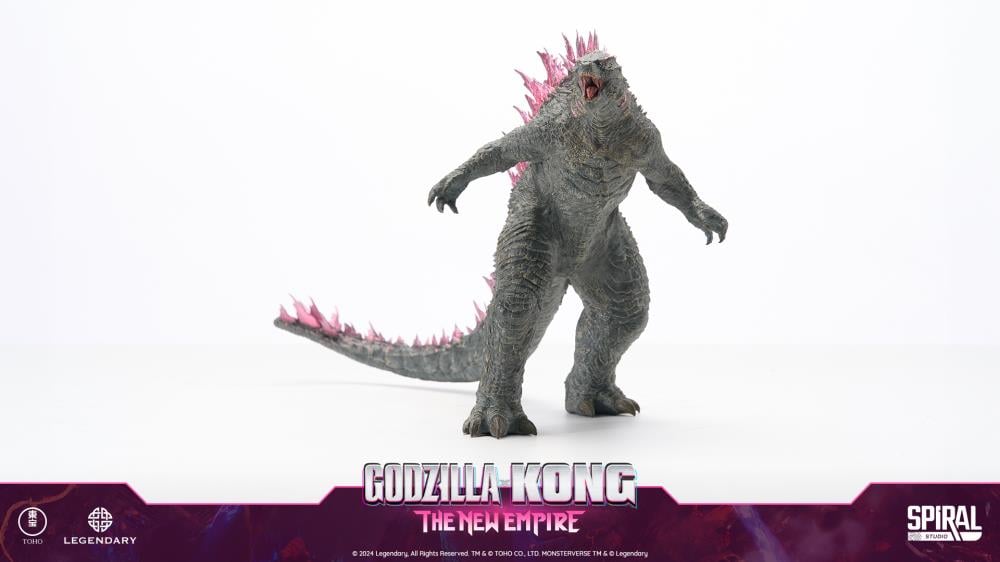Godzilla x Kong: The New Empire Hall of Fame Godzilla Evolved Form (Heat Ray Ver.) Figurine Gallery Image 4