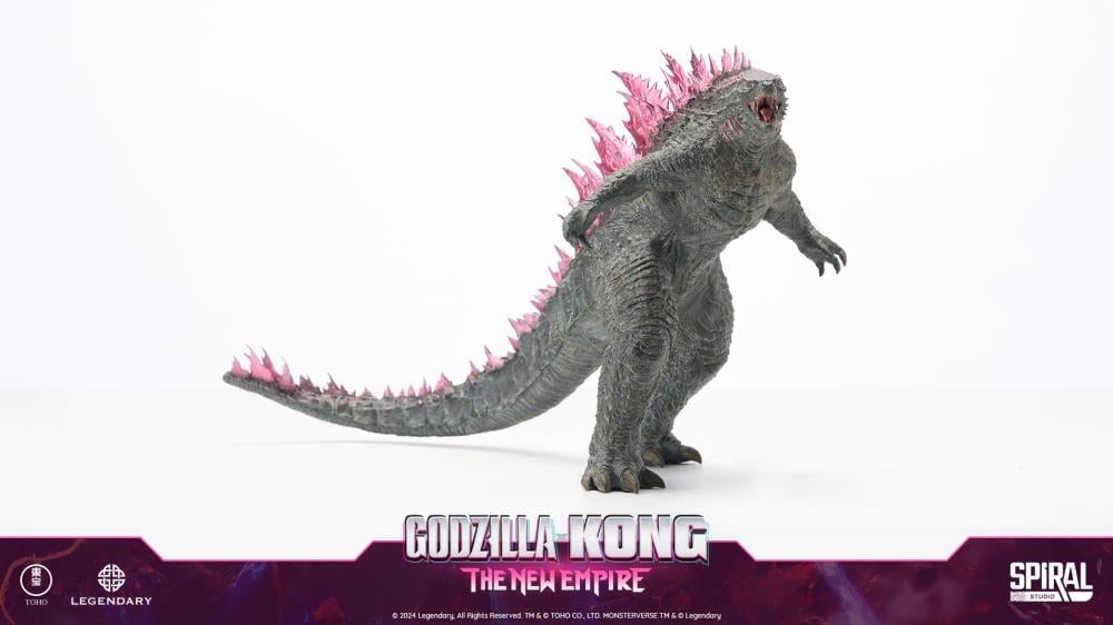 Godzilla x Kong: The New Empire Hall of Fame Godzilla Evolved Form (Heat Ray Ver.) Figurine Gallery Image 3