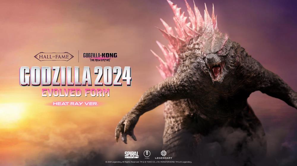 Godzilla x Kong: The New Empire Hall of Fame Godzilla Evolved Form (Heat Ray Ver.) Figurine Gallery Image 15