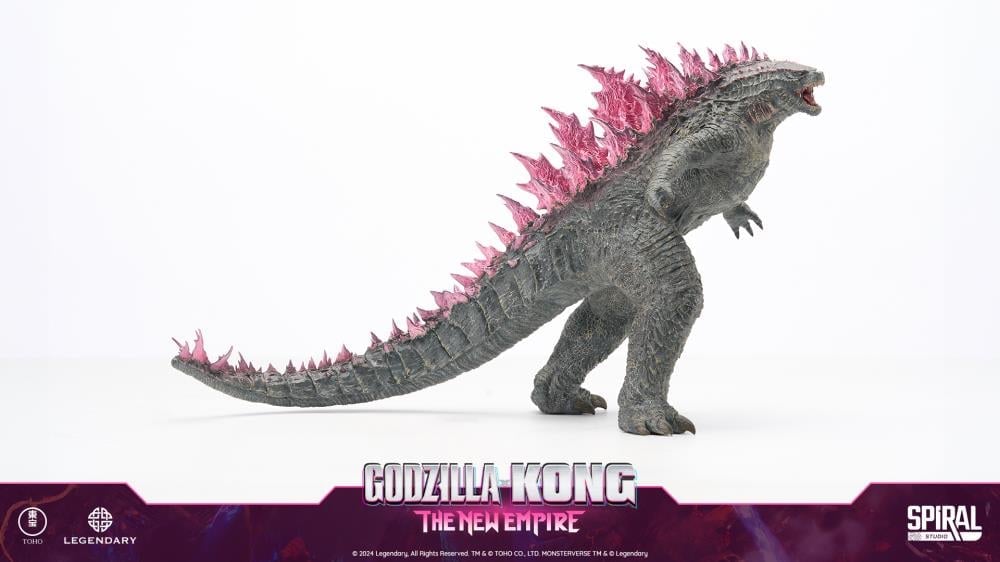 Godzilla x Kong: The New Empire Hall of Fame Godzilla Evolved Form (Heat Ray Ver.) Figurine Gallery Image 9