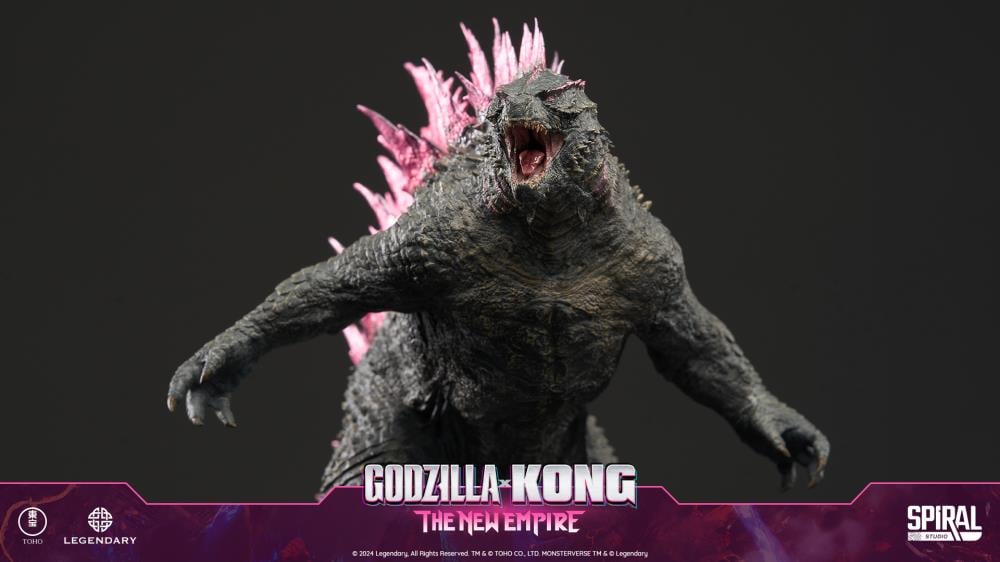 Godzilla x Kong: The New Empire Hall of Fame Godzilla Evolved Form (Heat Ray Ver.) Figurine Gallery Image 14