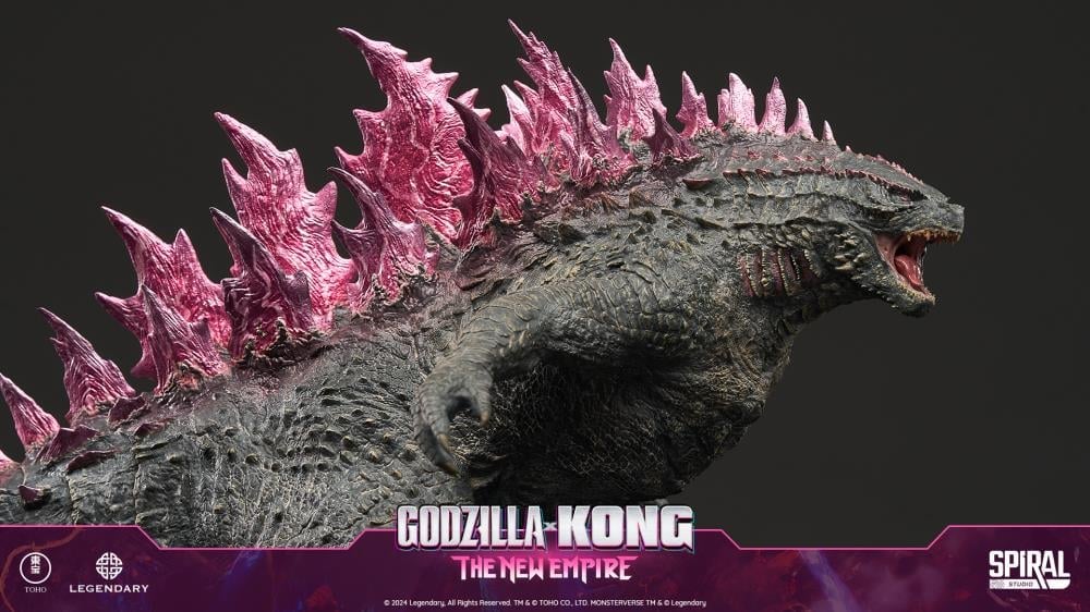 Godzilla x Kong: The New Empire Hall of Fame Godzilla Evolved Form (Heat Ray Ver.) Figurine Gallery Image 13