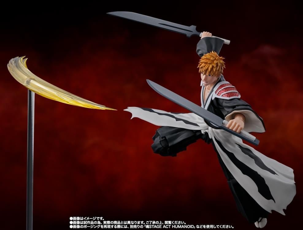 Bleach: Thousand-Year Blood War S.H.Figuarts Ichigo Kurosaki (Dual Zangetsu) Action Figure Gallery Image 5