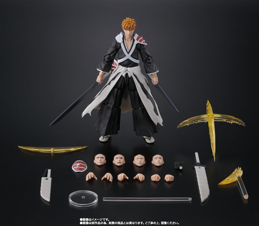 Bleach: Thousand-Year Blood War S.H.Figuarts Ichigo Kurosaki (Dual Zangetsu) Action Figure Gallery Image 11