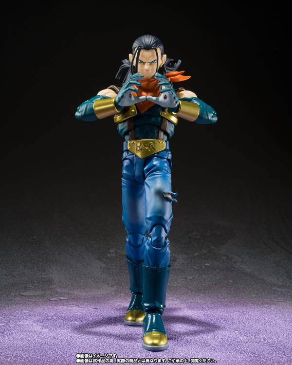 Dragon Ball GT S.H.Figuarts Super Android 17 Exclusive Action Figure Gallery Image 4