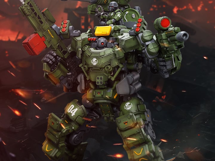 Dark Source God of War 86-II 04 Heavy Firepower Defense Mech 1/25 Scale Action Figure Gallery Image 1