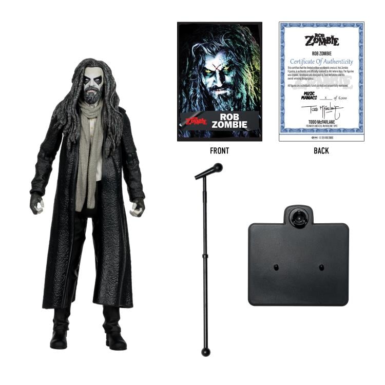 Rob Zombie Music Maniacs Rob Zombie 6" Limited Edition Figure Gallery Image 12