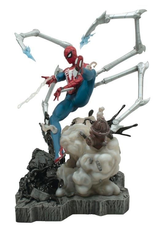 Marvel Gallery Gameverse Spider-Man 2 Spider-Man Deluxe Figure Diorama Gallery Image 9