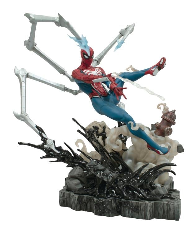 Marvel Gallery Gameverse Spider-Man 2 Spider-Man Deluxe Figure Diorama Gallery Image 10