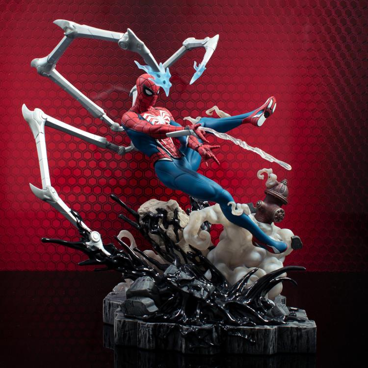 Marvel Gallery Gameverse Spider-Man 2 Spider-Man Deluxe Figure Diorama Gallery Image 6