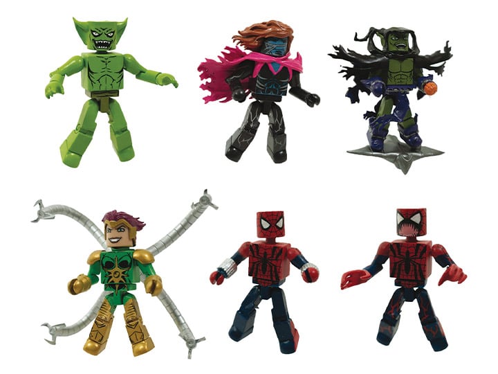 Marvel miniMateS 7パックセット Marvel Minimates Spider-Man: Clone Saga Deluxe Box Set
