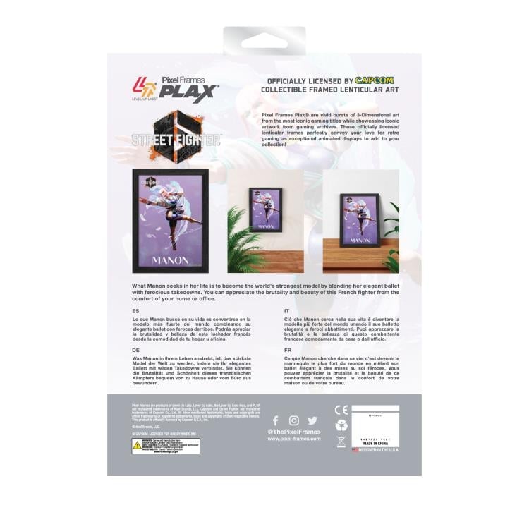Street Fighter 6 PLAX Manon Lenticular Frame Street Fighter 6 PLAX Manon Lenticular Frame