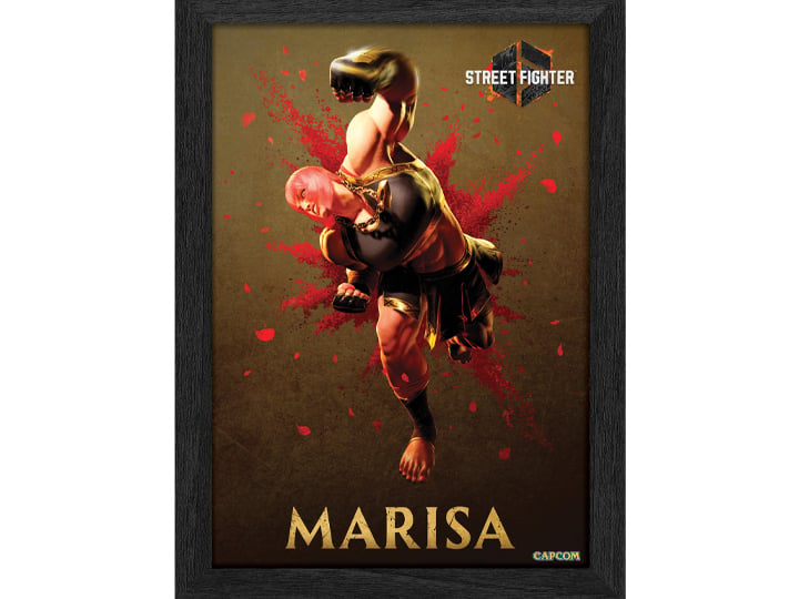 Street Fighter 6 PLAX Marisa Lenticular Frame Gallery Image 1