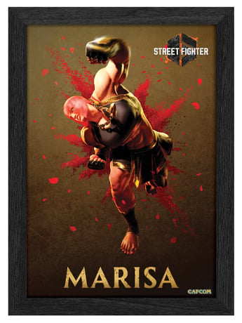Street Fighter 6 PLAX Marisa Lenticular Frame Gallery Image 2