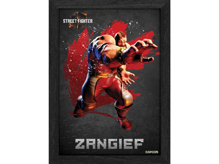Street Fighter 6 Zangief Lenticular Frame Gallery Image 1