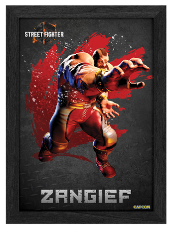 Street Fighter 6 Zangief Lenticular Frame Gallery Image 2