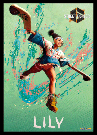 Street Fighter 6 PLAX Lily Lenticular Frame Gallery Image 3