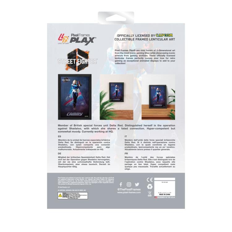 Street Fighter 6 PLAX Cammy Lenticular Frame Gallery Image 5