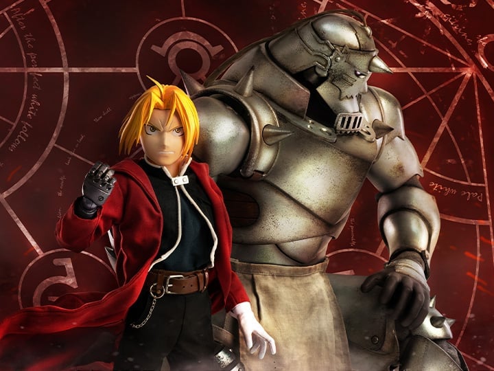 Fullmetal Alchemist: Brotherhood FigZero Edward & Alphonse Elric 1/6 Scale Figure Two-Pack Gallery Image 1