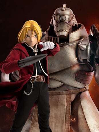 Fullmetal Alchemist: Brotherhood FigZero Edward & Alphonse Elric 1/6 Scale Figure Two-Pack Gallery Image 2