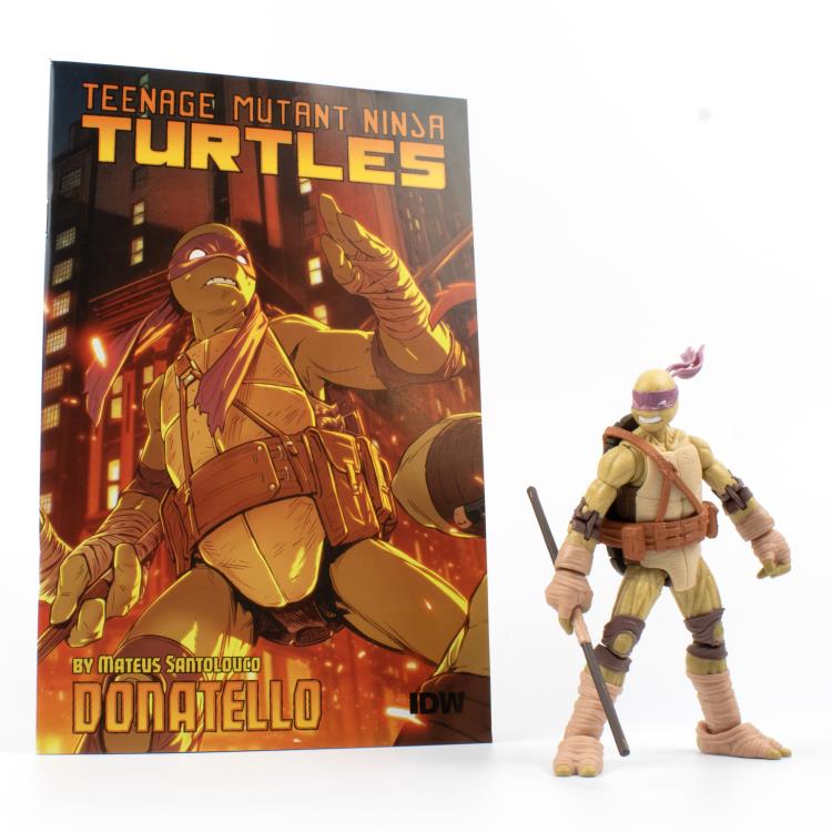 Teenage Mutant Ninja Turtles BST AXN Donatello (Ver. 2) Figure & Comic Set Gallery Image 7