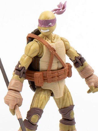 Teenage Mutant Ninja Turtles BST AXN Donatello (Ver. 2) Figure & Comic Set Gallery Image 2