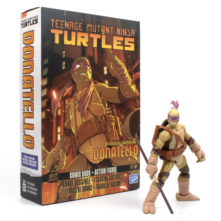 Teenage Mutant Ninja Turtles BST AXN Donatello (Ver. 2) Figure & Comic Set Gallery Image 9
