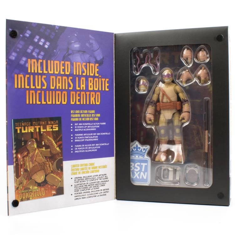 Teenage Mutant Ninja Turtles BST AXN Donatello (Ver. 2) Figure & Comic Set Gallery Image 12