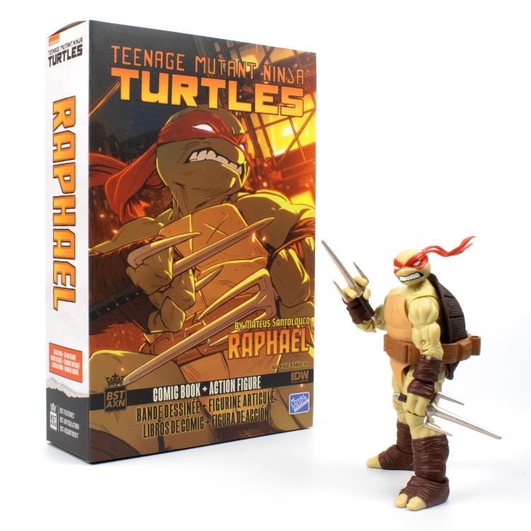 Teenage Mutant Ninja Turtles BST AXN Raphael (Ver. 2) Figure & Comic Set Gallery Image 11