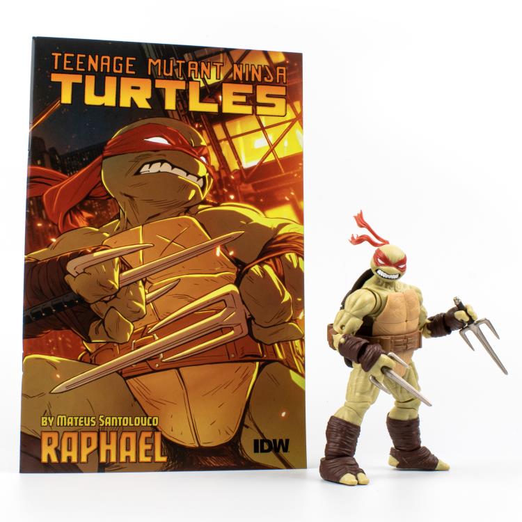 Teenage Mutant Ninja Turtles BST AXN Raphael (Ver. 2) Figure & Comic Set Gallery Image 9
