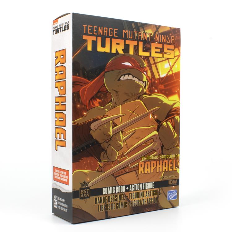 Teenage Mutant Ninja Turtles BST AXN Raphael (Ver. 2) Figure & Comic Set Gallery Image 14