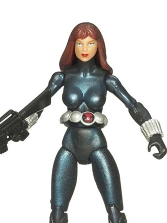 Marvel Universe H.A.M.M.E.R. Files #011 Black Widow 3.75" Action Figure Gallery Image 2