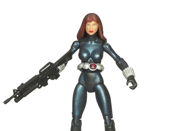 Marvel Universe H.A.M.M.E.R. Files #011 Black Widow 3.75" Action Figure Gallery Image 1