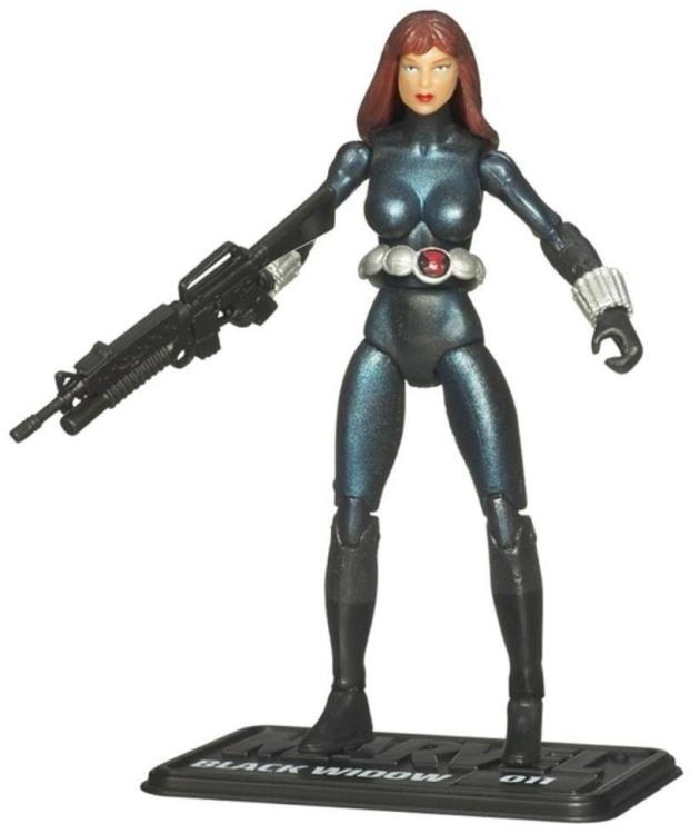 Marvel Universe H.A.M.M.E.R. Files #011 Black Widow 3.75" Action Figure Gallery Image 3