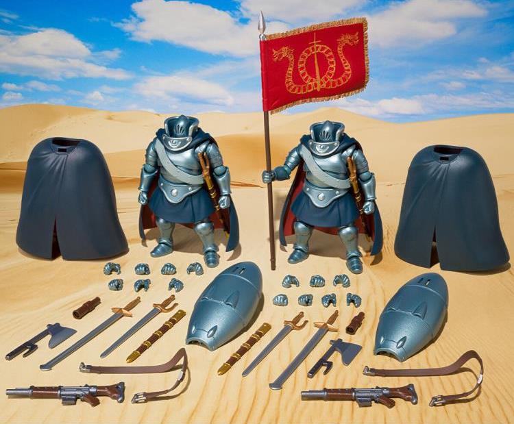 Nausicaa of the Valley of the Wind Souzou Galleria Tolmekian Knights Exclusive Action Figure Set Gallery Image 11