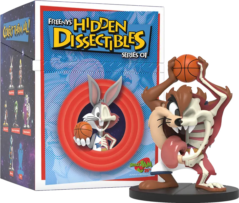 Space Jam Freeny's Hidden Dissectibles Series 01 Box of 6 Figures
