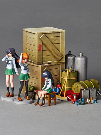 Girls und Panzer das Finale ARTPLA Garage Set B Model Kit Gallery Image 2