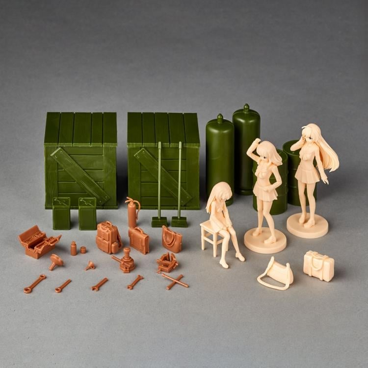 Girls und Panzer das Finale ARTPLA Garage Set B Model Kit Gallery Image 7