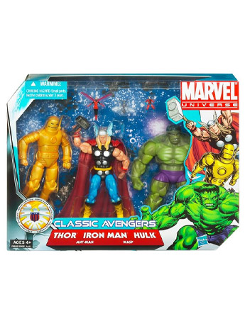 マーベル フィギュア セット Marvel Universe Classic Avengers 3.75