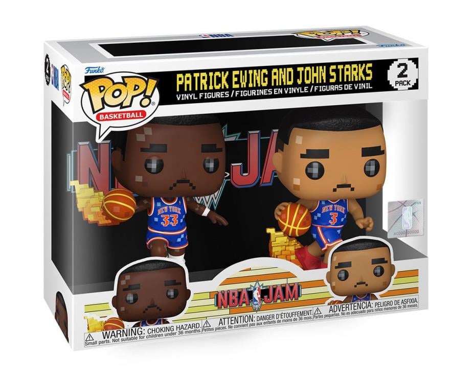 Pop! NBA Jam (30th Anniversary): Patrick Ewing and John Starks Two-Pack Gallery Image 3