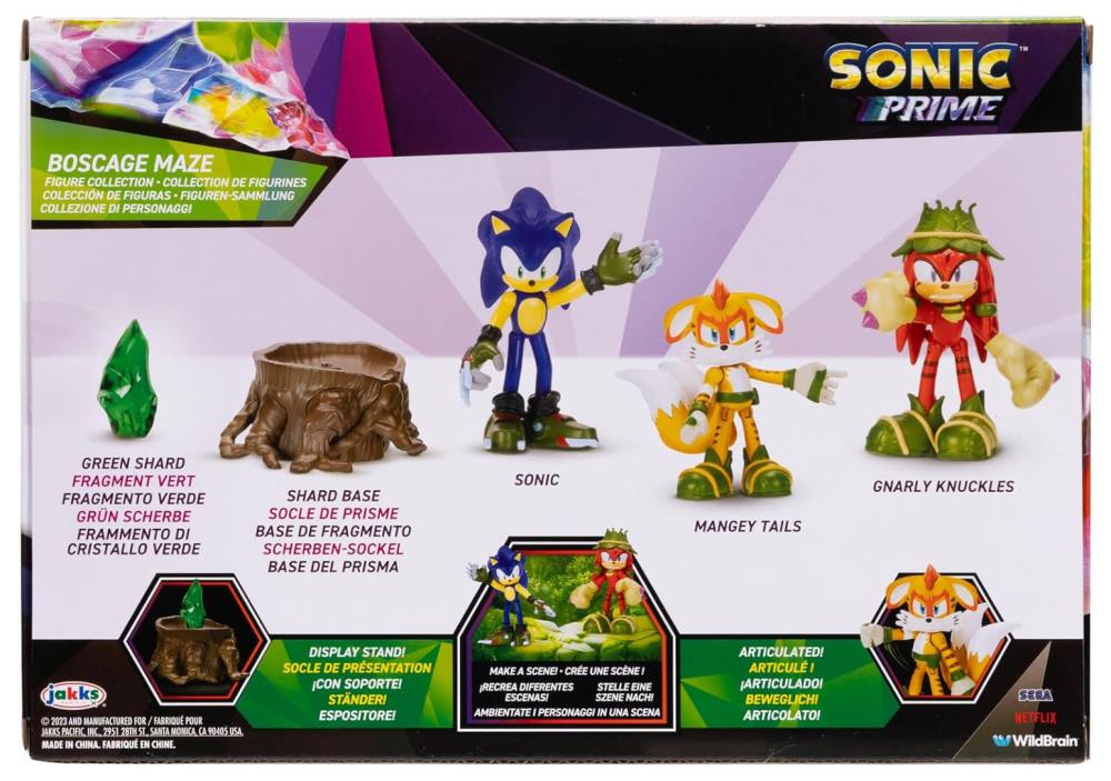 Sonic Prime 2.5" Boscage Maze Figure Collection Gallery Image 4
