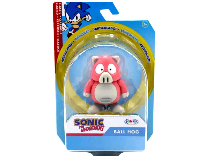 Sonic the Hedgehog 2.5" Classic Ball Hog Figure Gallery Image 1