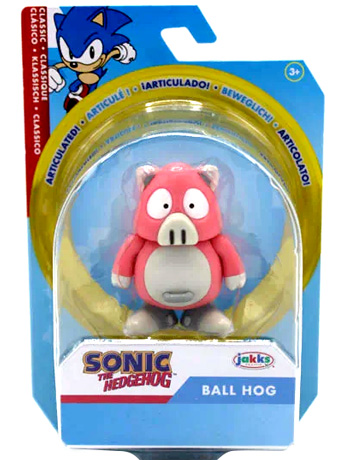 Sonic the Hedgehog 2.5" Classic Ball Hog Figure Gallery Image 2